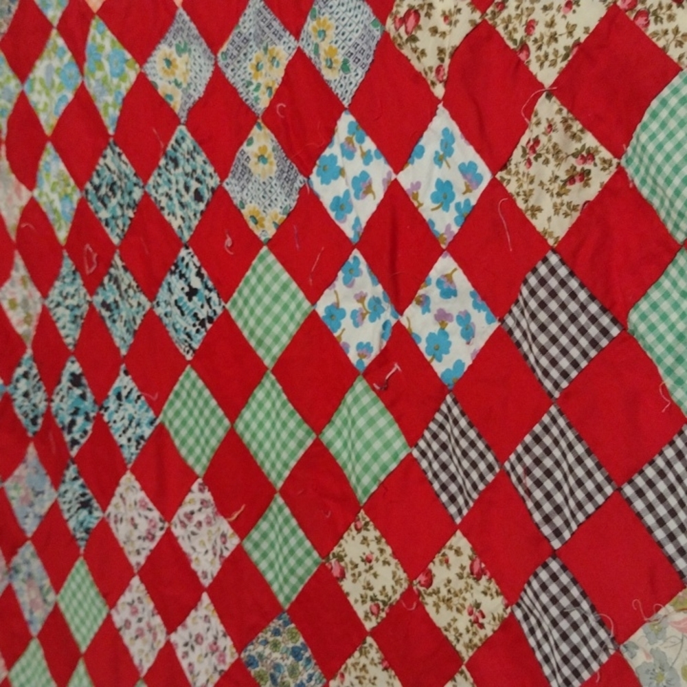 Vintage quilt top 60" x 84"